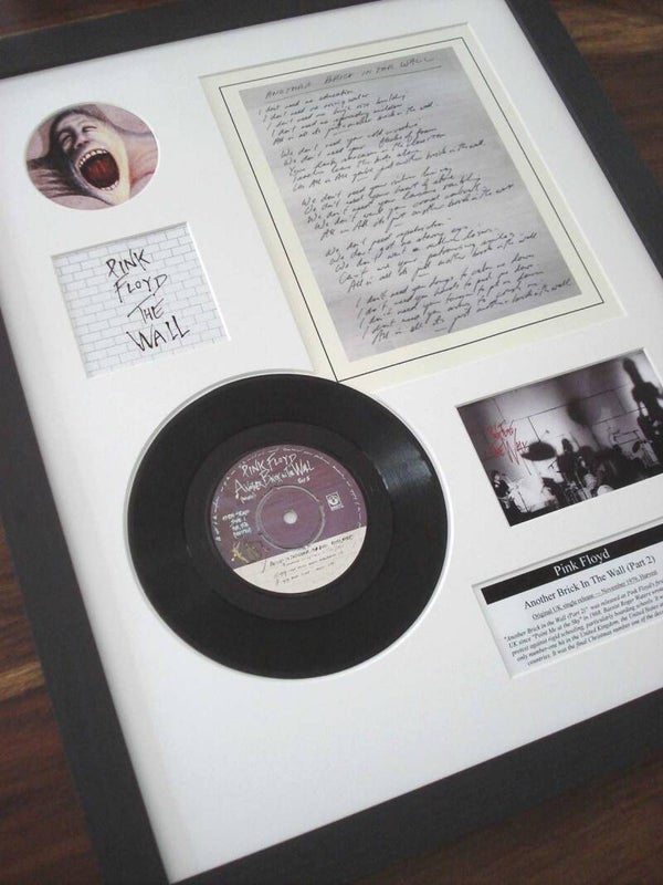 Pink Floyd - Another Brick In The Wall Vinyl Lyrics Display