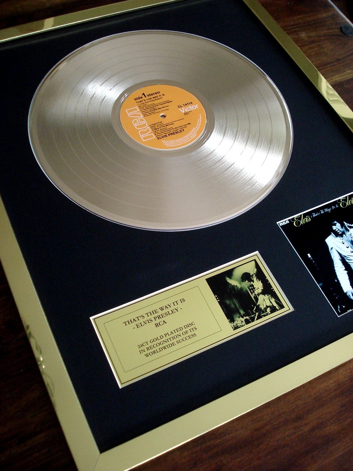 Elvis Presley - That's The Way It Is Gold Disc Album