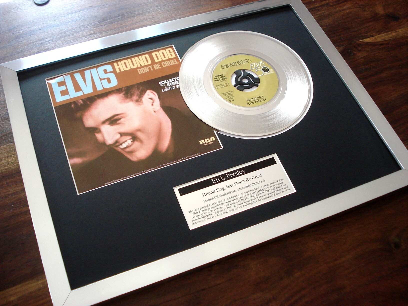 Elvis Presley Hound Dog Platinum Disc