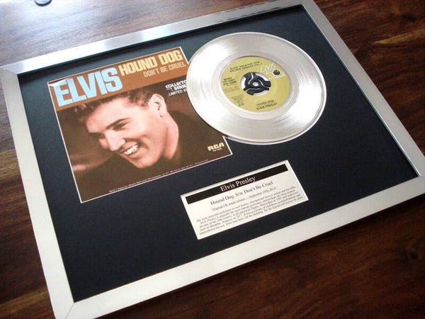 Elvis Presley Hound Dog Platinum Disc