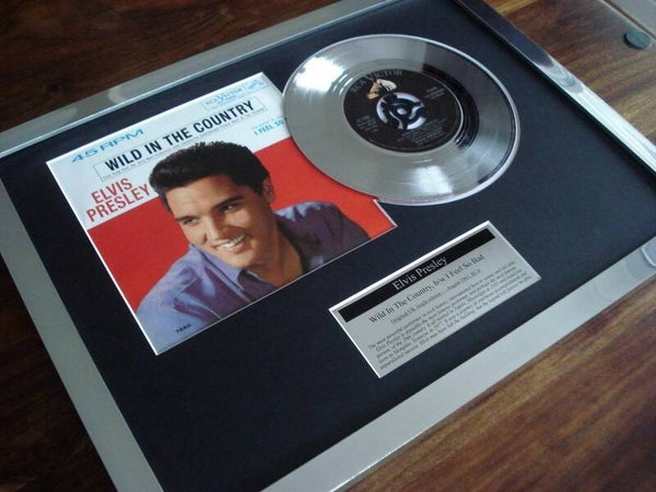 Elvis Presley Wild in the Country Platinum Disc