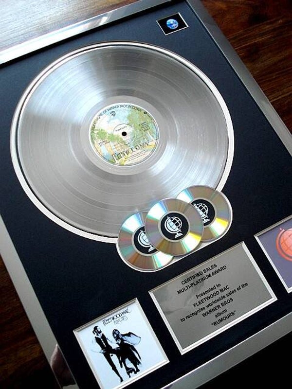 Fleetwood Mqc Rumours Multi-platinum Disc