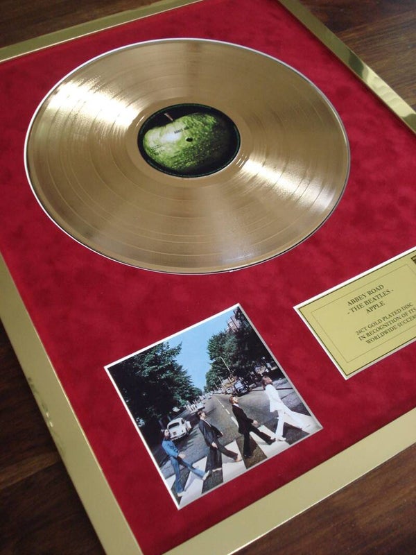 The Beatles - Abbey Road Gold Disc Album