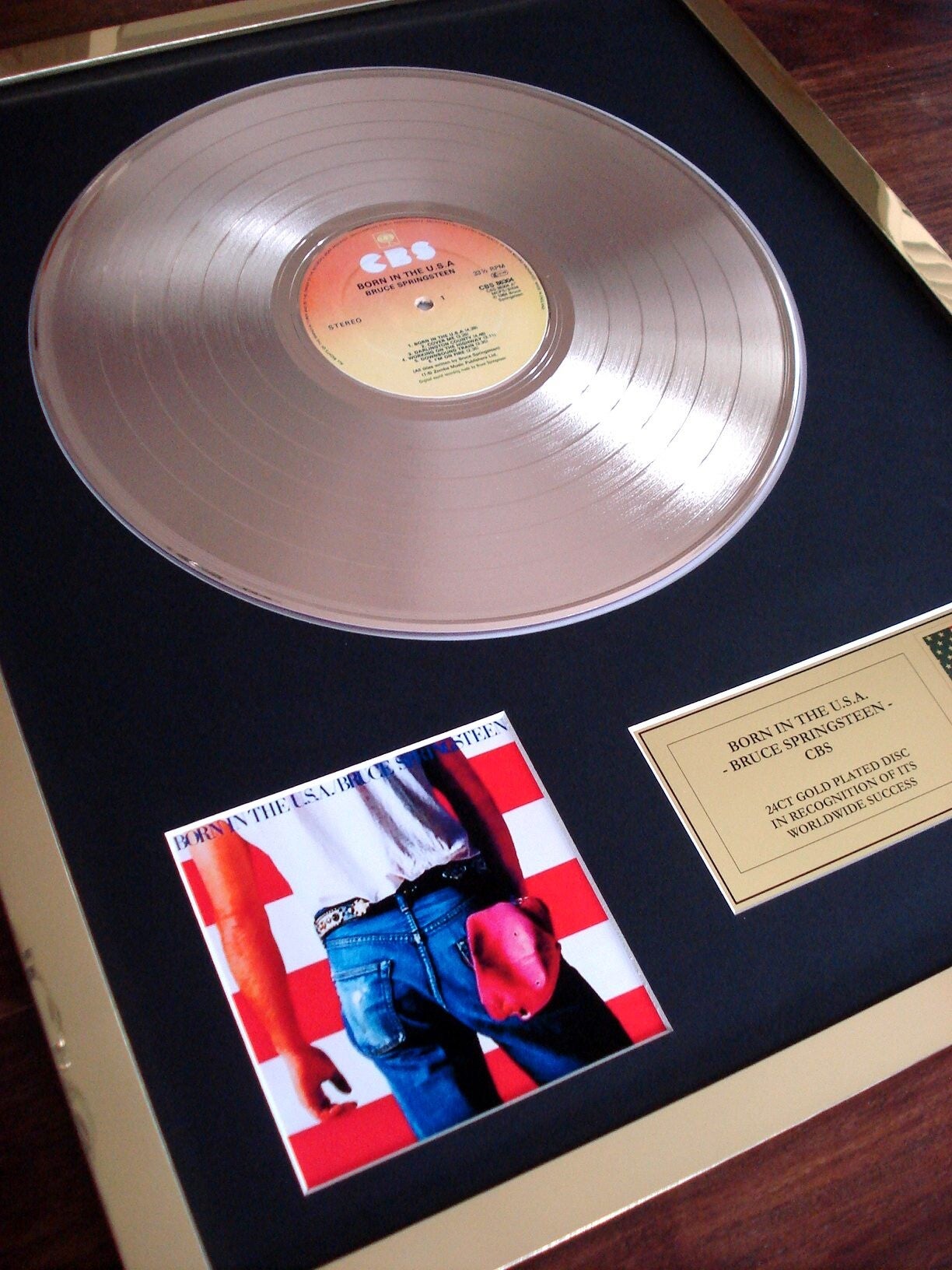 Bruce Springsteen - Born in the USA Gold Disc Album