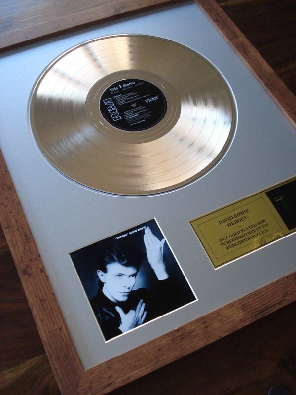 David Bowie - Heroes Gold Disc Album