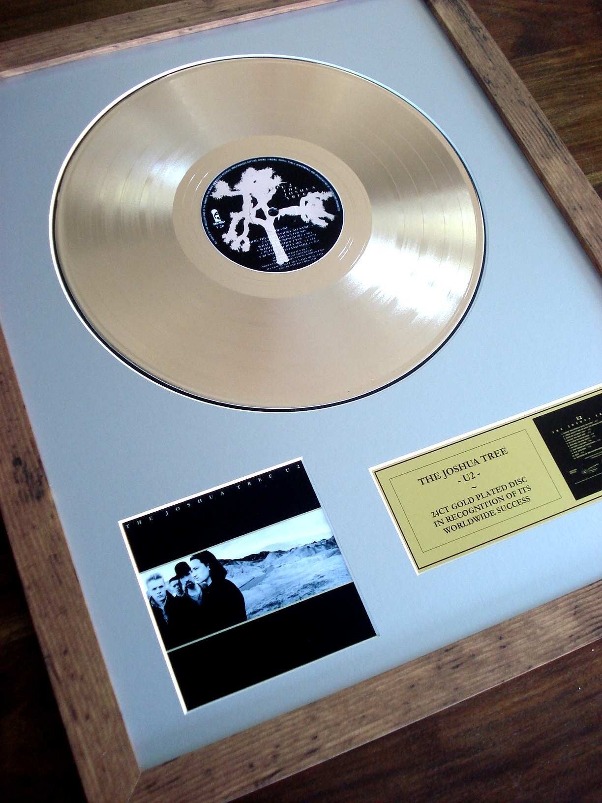 U2 - The Joshua Tree Gold Disc Album
