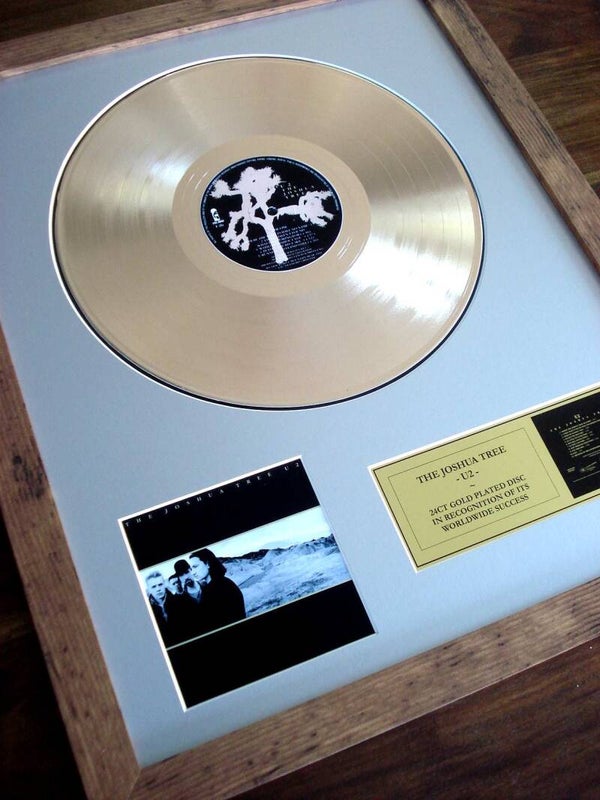 U2 - The Joshua Tree Gold Disc Album