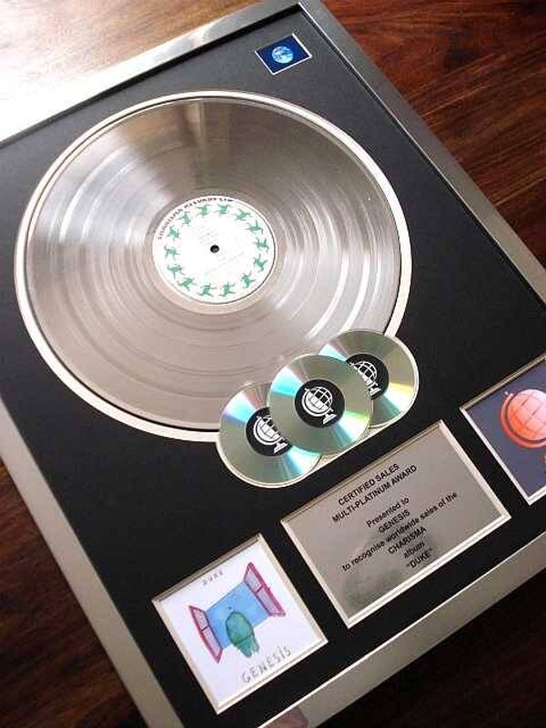 Genesis Duke Multi-platinum Disc