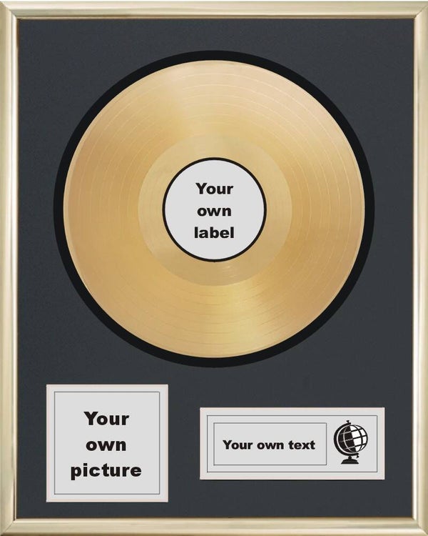Personallised Gold Disc Album
