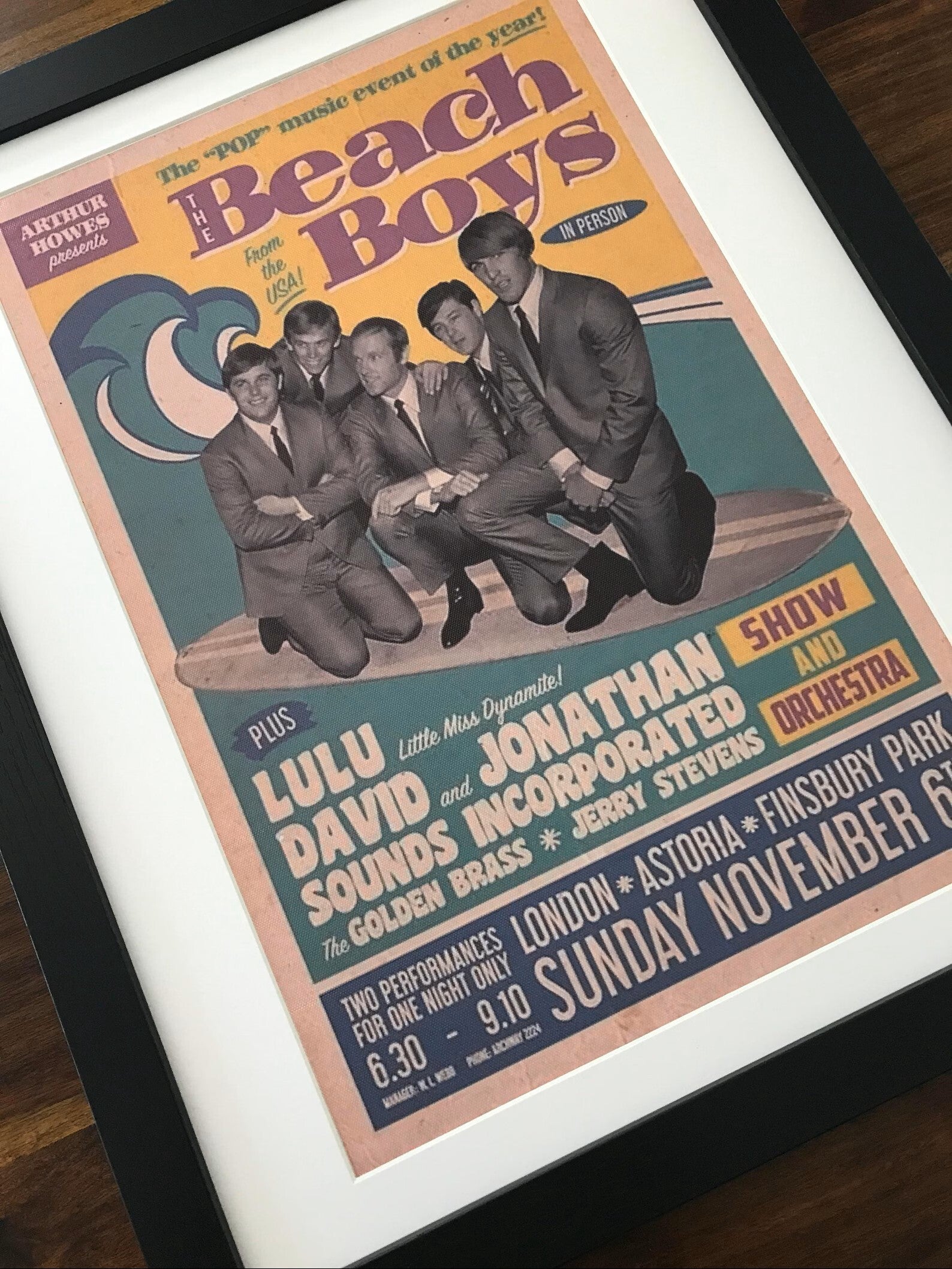 The Beach Boys - in Concert Framed Canvas Print