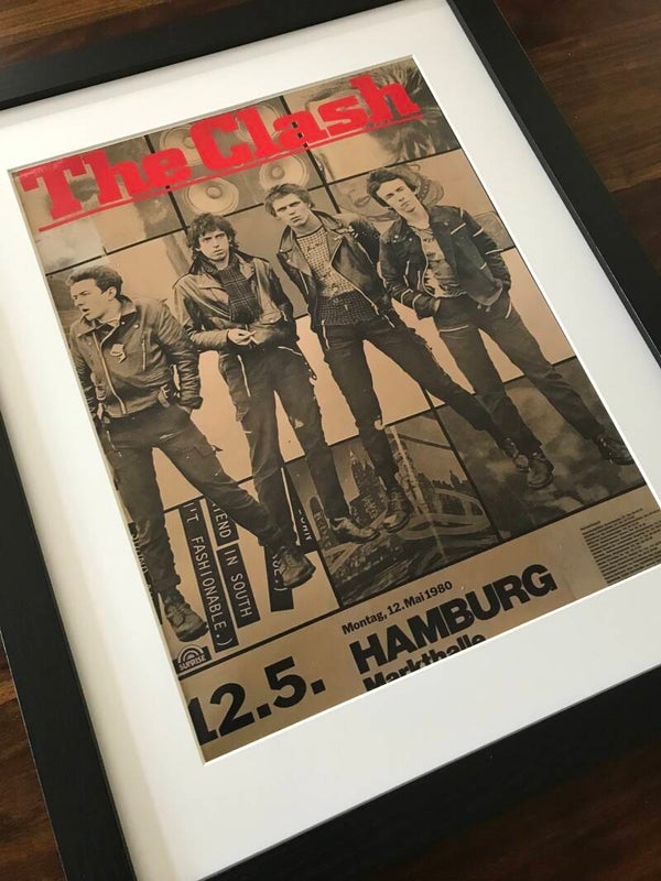 The Clash - in Concert Framed Canvas Print