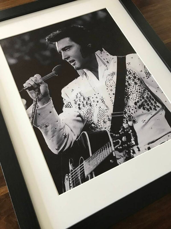 Elvis Presley - Aloha From Hawaii Framed Canvas Print