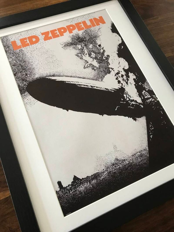 Led Zeppelin Framed Canvas Print