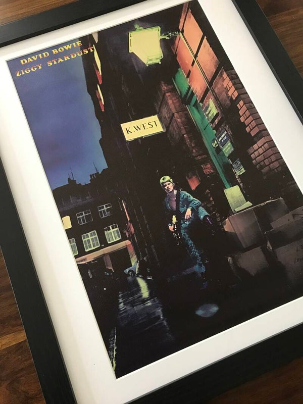 David Bowie - Ziggy Stardust Framed Canvas Print