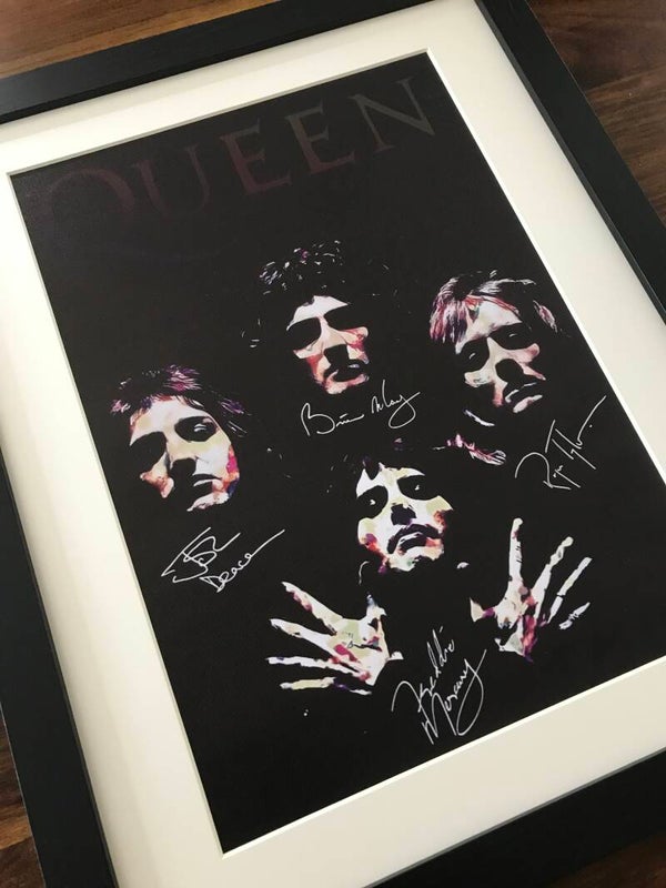 Queen - Bohemian Rhapsody Framed Canvas Print