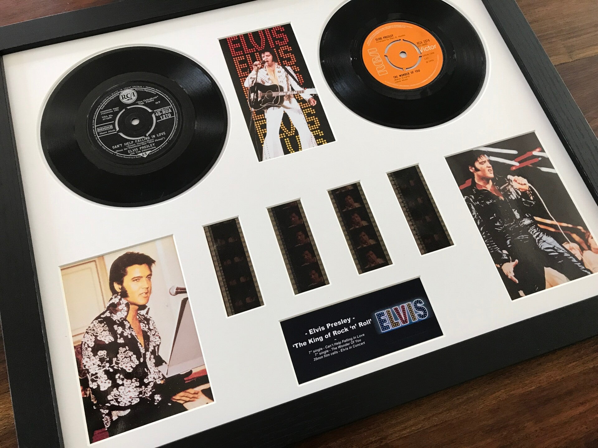 Elvis Presley - The King of Rock 'n' Roll Film Display