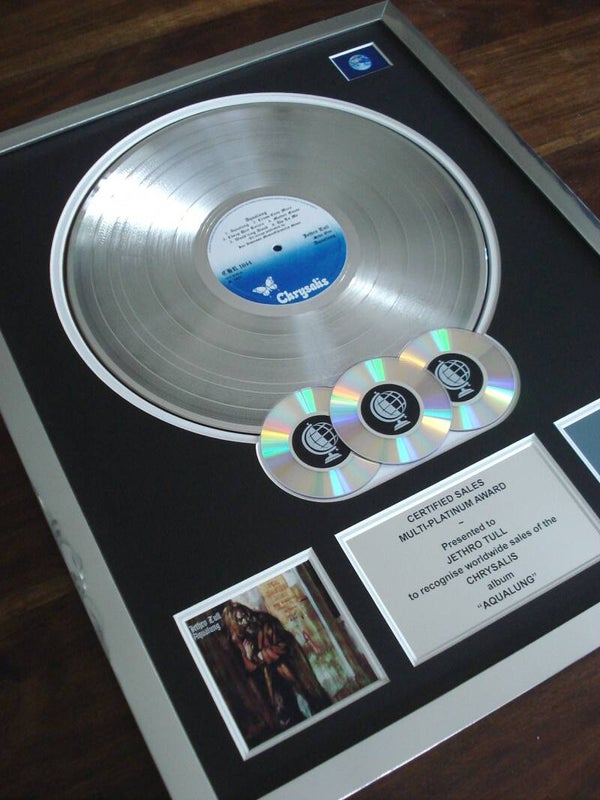 Jethro Tull Aqualung Multi-platinum Disc