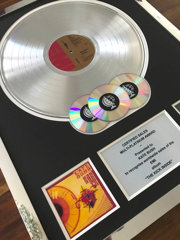 Kate Bush The Kick Inside Multi-platinum Disc
