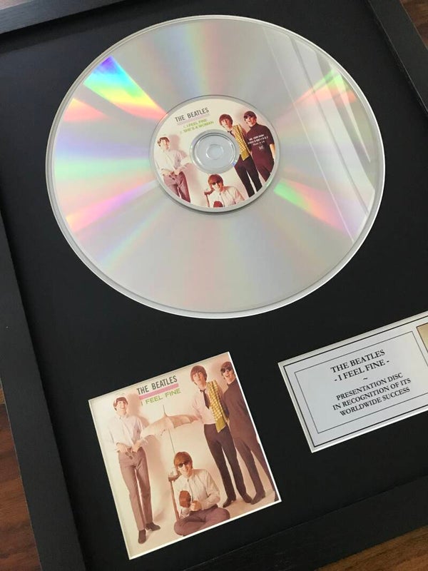 The Beatles I Feel Fine CD replica presentation disc