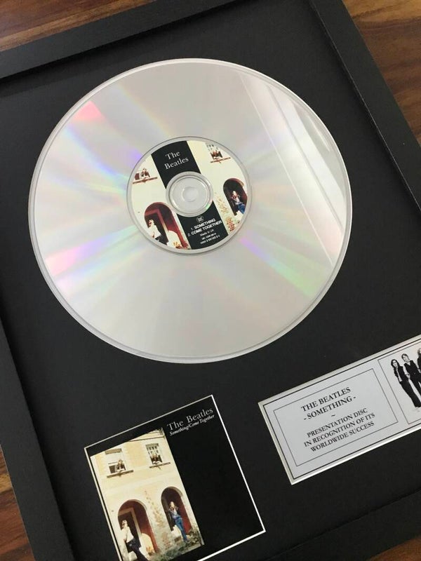 The Beatles Something CD replica presentation disc