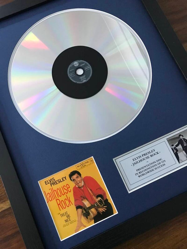 Elvis Presley Jailhouse Rock CD replica presentation disc