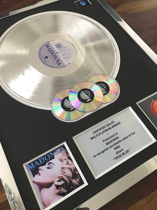 Madonna True Blue Multi-platinum Disc