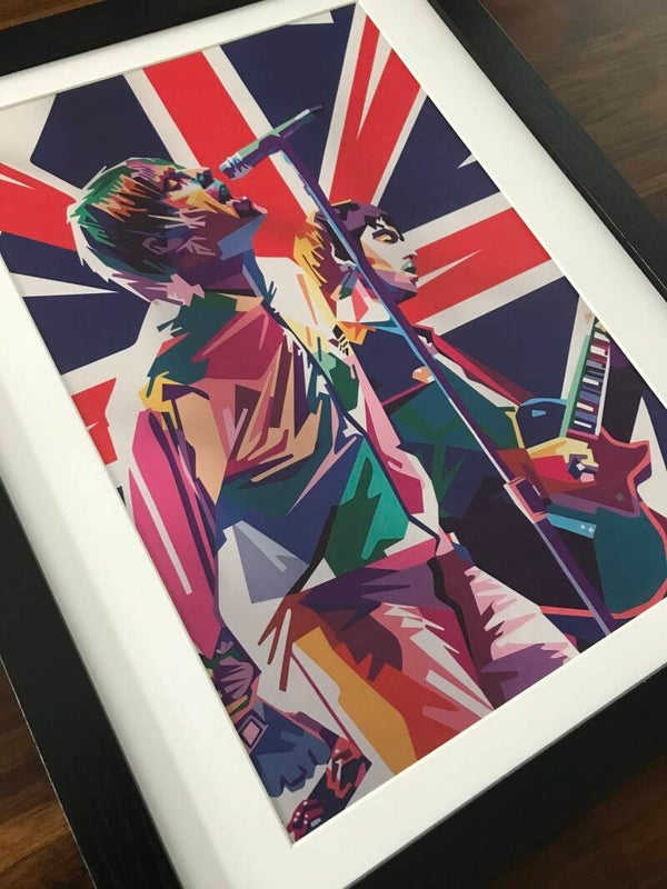 Oasis Framed Canvas Print