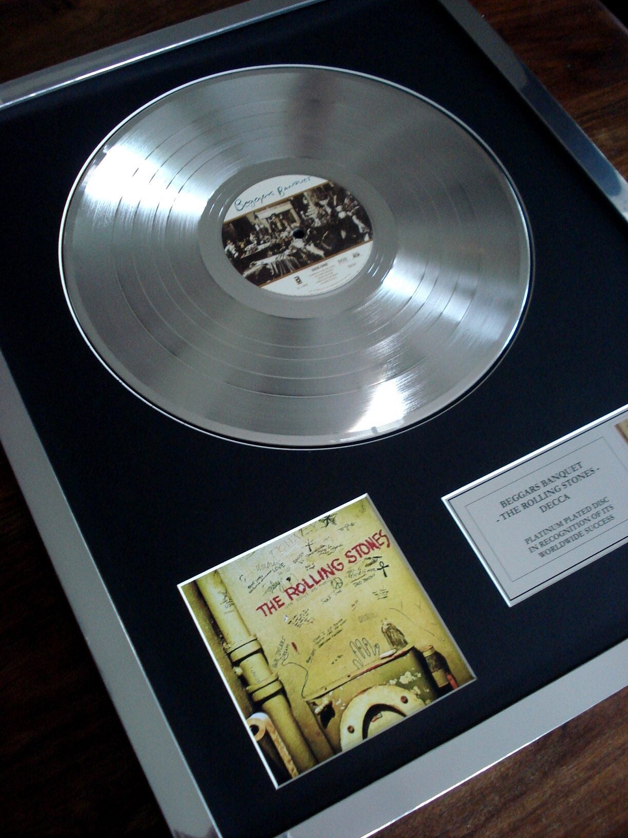 The Rolling Stones - Beggars Banquet Platinum Disc Album
