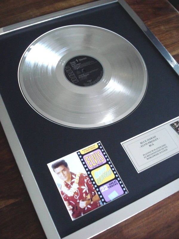 Elvis Presley - Blue Hawaii Platinum Disc Album