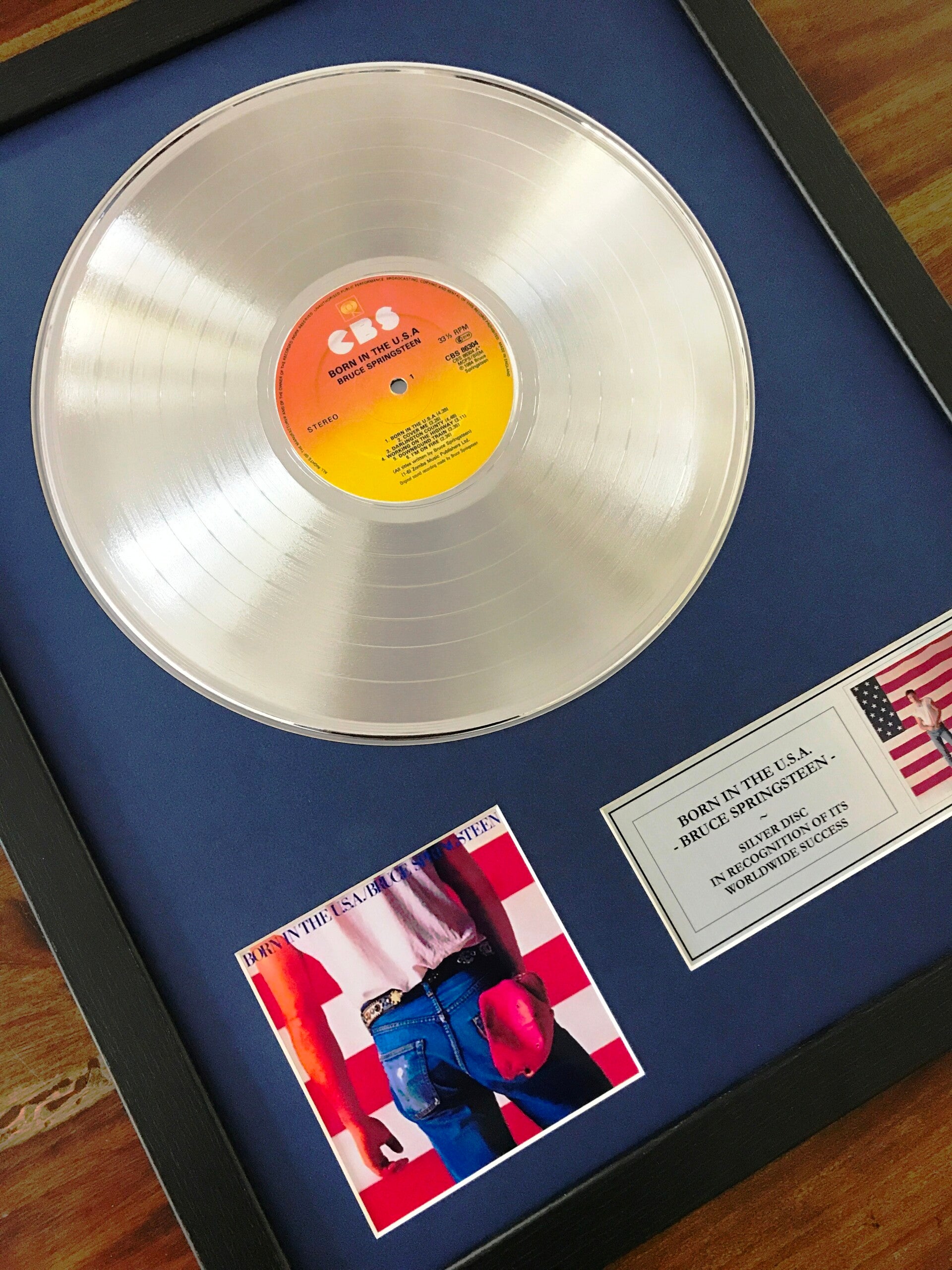 Bruce Springsteen - Born in the USA Platinum Disc Album