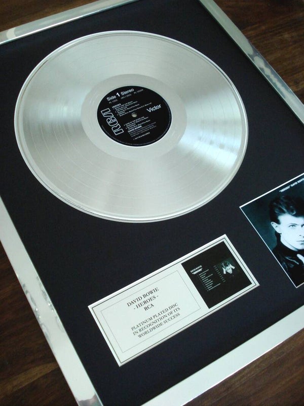 David Bowie - Heroes Platinum Disc Album