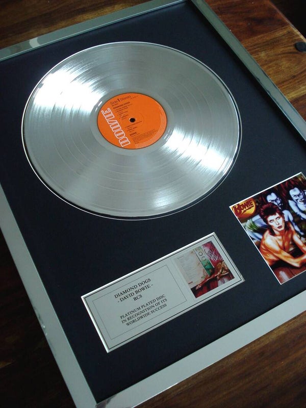 David Bowie - Diamond Dogs Platinum Disc Album