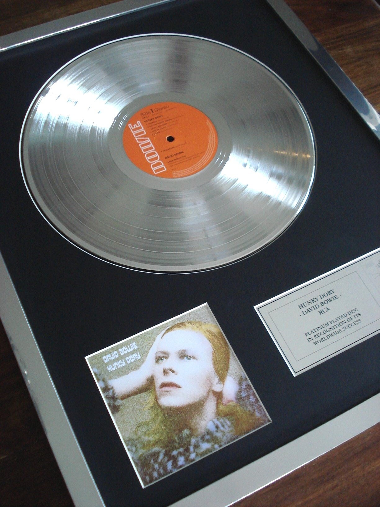David Bowie - Hunky Dory Platinum Disc Album