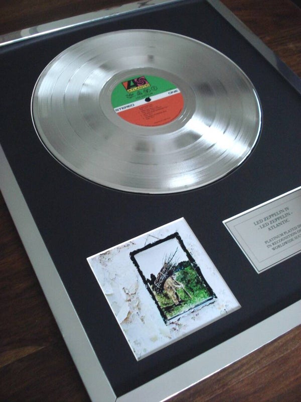 Led Zeppelin IV Platinum Disc Album