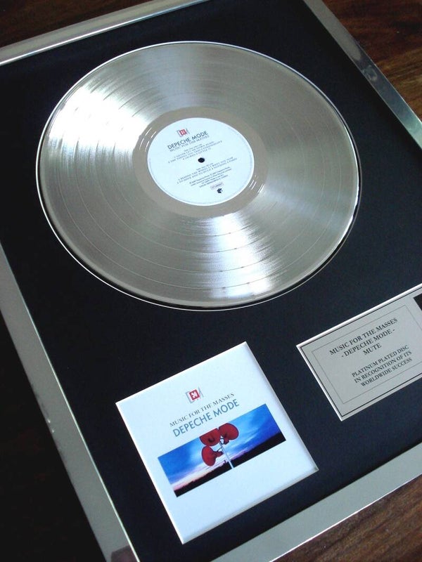 Depeche Mode - Music for the Masses # 2 Platinum Disc Album