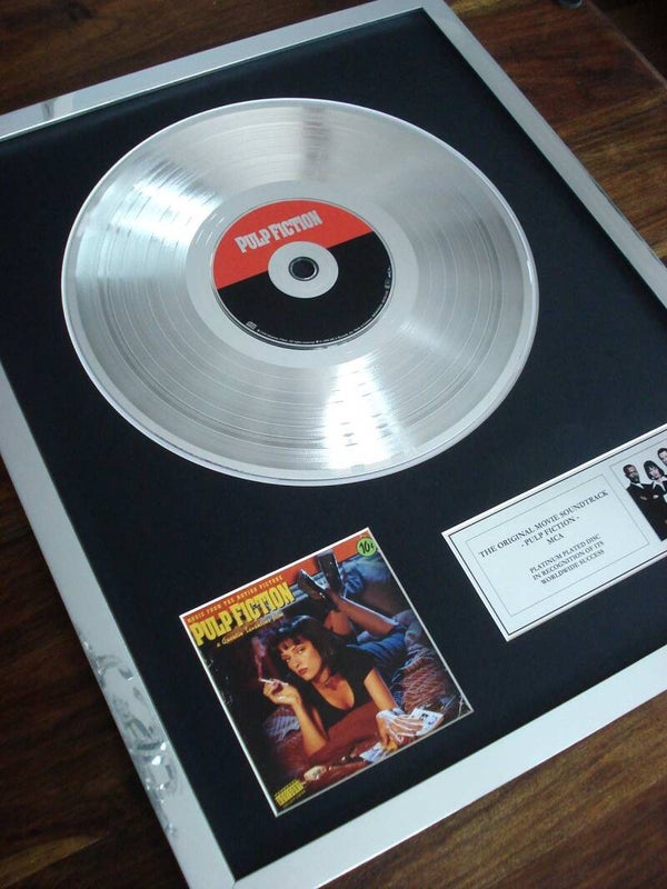 Pulp Fiction Soundtrack Platinum Disc Album