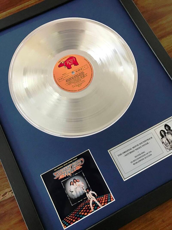Saturday Night Fever Soundtrack Platinum Disc Album