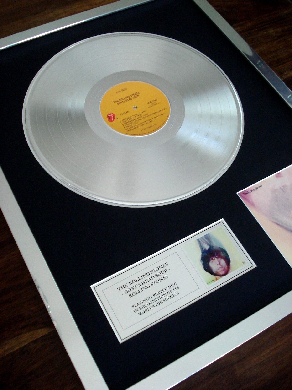 The Rolling Stones - Goat's Head Soup Platinum Disc Album