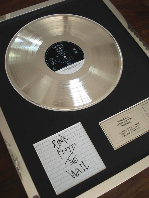 Pink Floyd - The Wall # 2 Platinum Disc Album