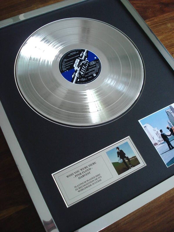 Pink Floyd - Wish YouWere Here Platinum Disc Album