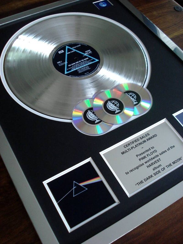 Pink Floyd The Dark Side of the Moon Multi-platinum Disc