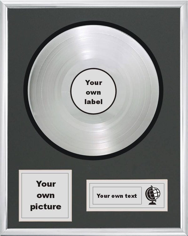 Personalised Platinum Disc Album