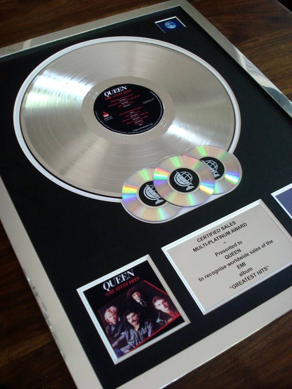 Queen Greatest Hits Multi-platinum Disc
