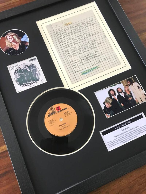 Fleetwood Mac - Rhiannon Vinyl Lyrics Display