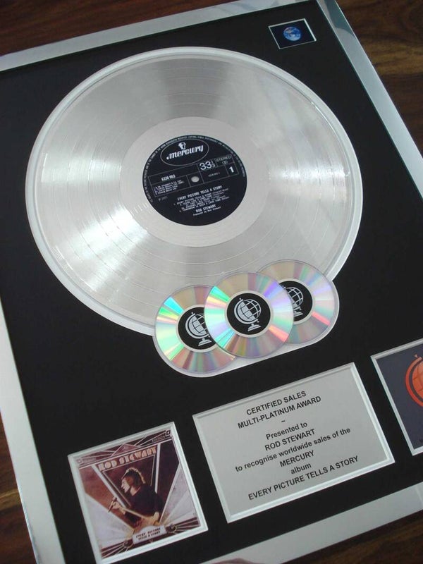 Rod Stewart Every Picture Tells a Story Multi-platinum Disc