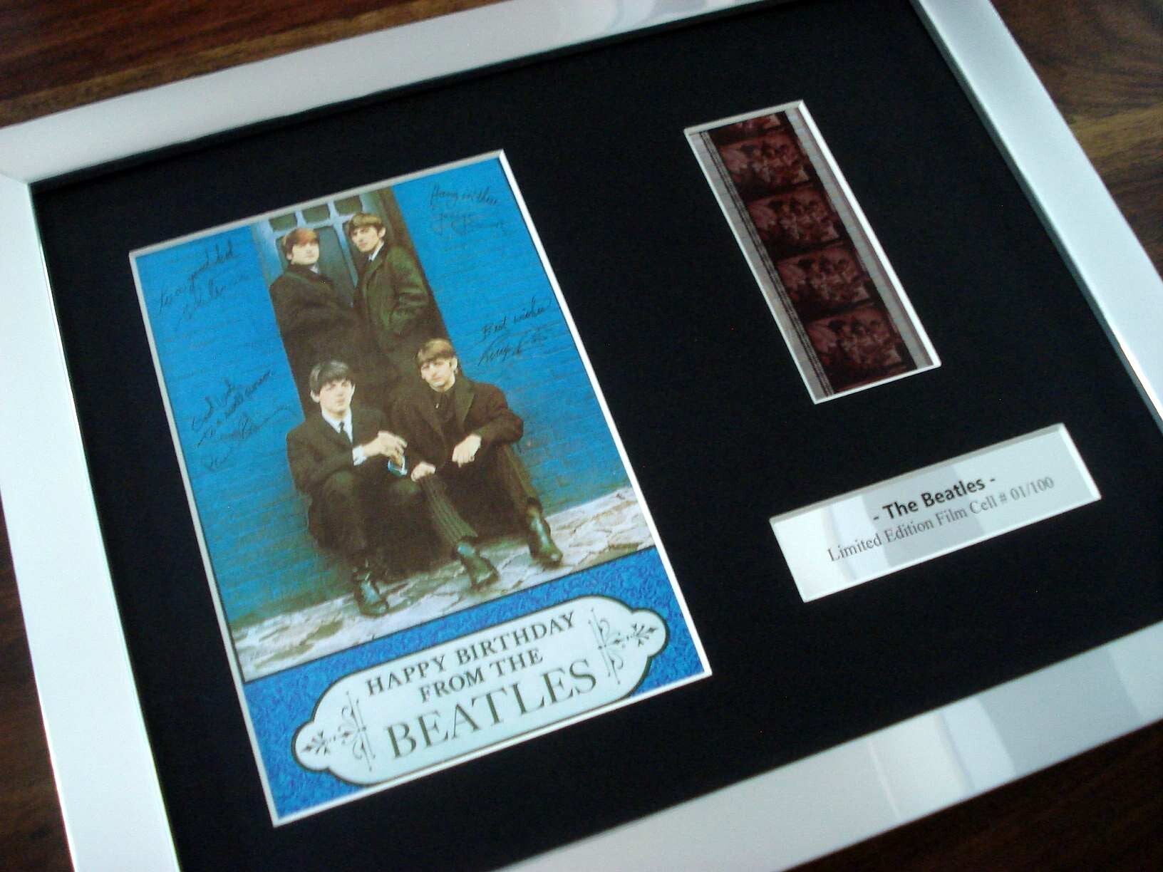 The Beatles - Happy Birthday Film Cell