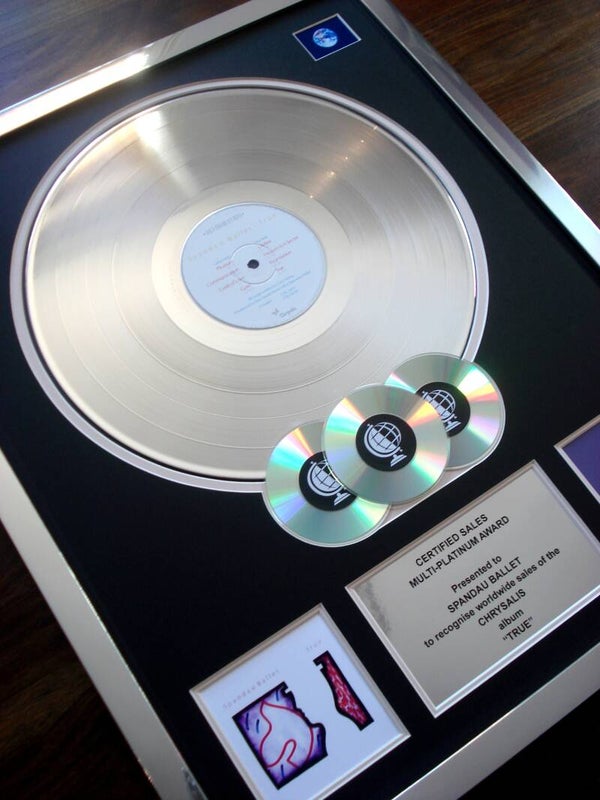 Spandau Ballet True Multi-platinum Disc