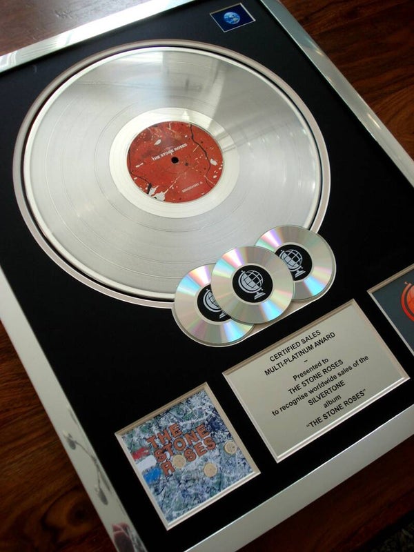 The Stone Roses Multi-platinum Disc