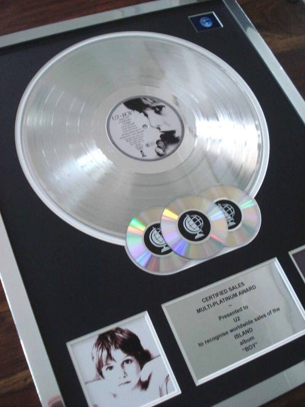 U2 Boy Multi-platinum Disc