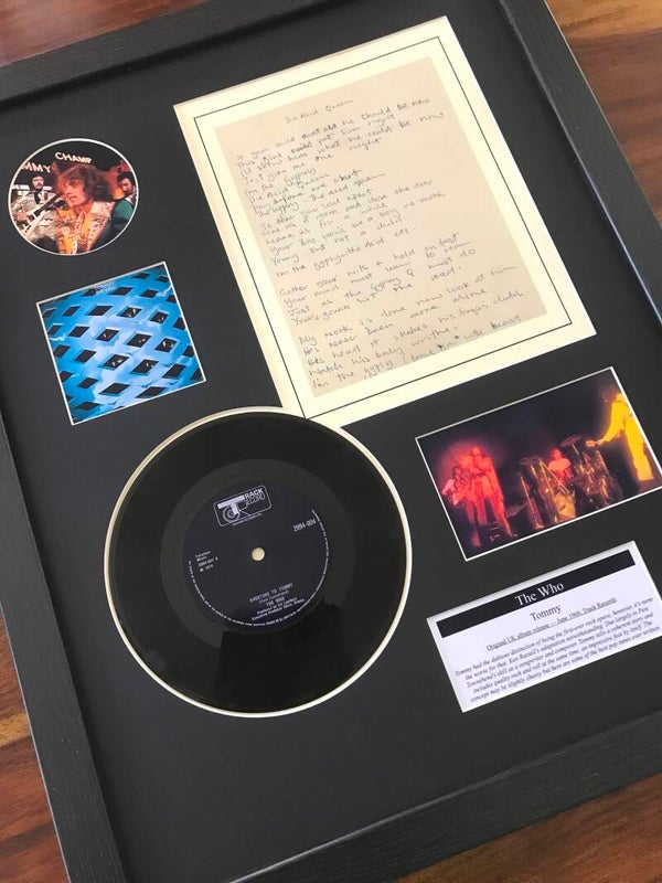 The Who - Tommy Vinyl Lyrics Display